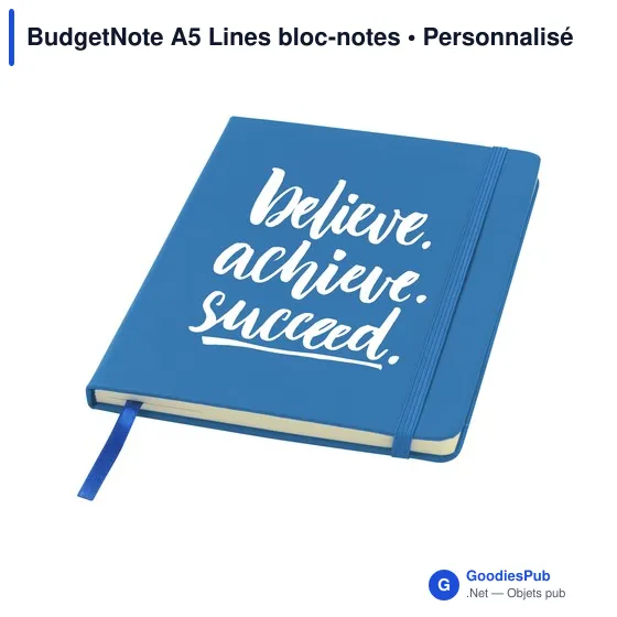 Bloc-notes A5 personnalisable BudgetNote avec logo - Image 8
