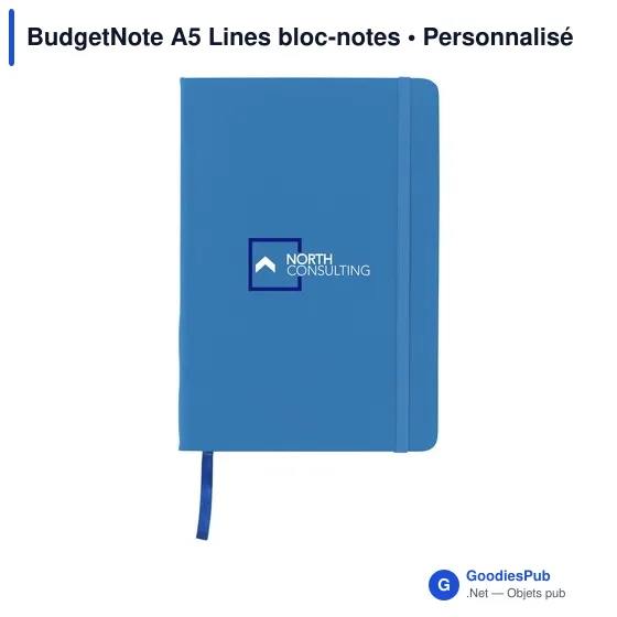 Bloc-notes A5 personnalisable BudgetNote avec logo - Image 9