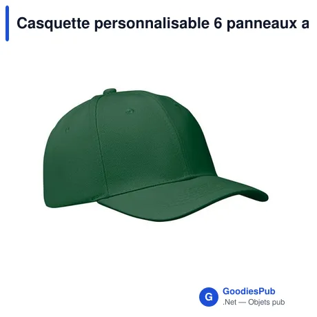 Casquette personnalisable 6 panneaux avec logo - BUFFALO