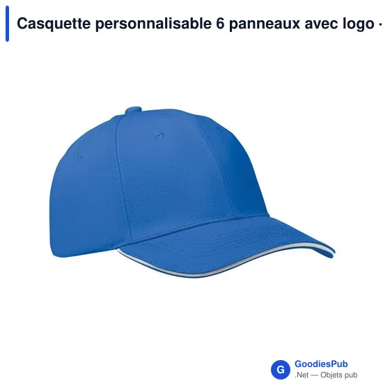Casquette personnalisable 6 panneaux avec logo - BUFFALO - Image 11