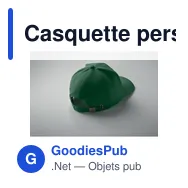 Casquette personnalisable 6 panneaux avec logo - BUFFALO - Miniature 5