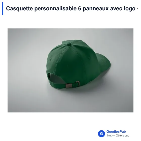 Casquette personnalisable 6 panneaux avec logo - BUFFALO - Image 5
