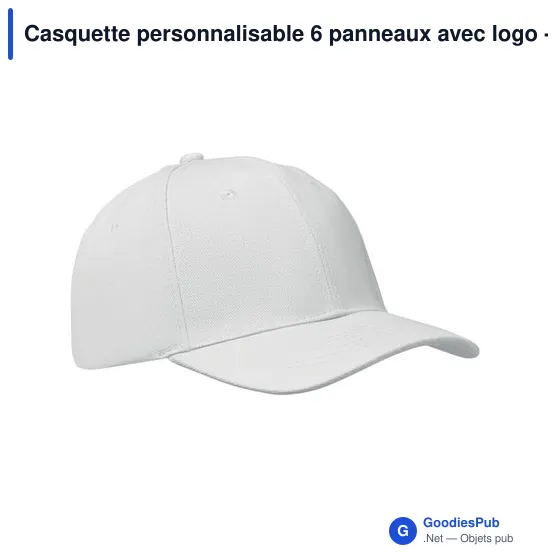 Casquette personnalisable 6 panneaux avec logo - BUFFALO - Image 6