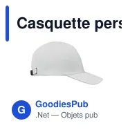Casquette personnalisable 6 panneaux avec logo - BUFFALO - Miniature 8