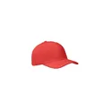 Variante rouge - Casquette personnalisable 6 panneaux avec logo - BUFFALO