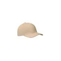 Variante beige - Casquette personnalisable 6 panneaux avec logo - BUFFALO