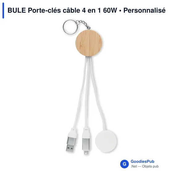 BULE Porte-clés câble 4 en 1 60W - Image 5
