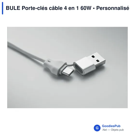 BULE Porte-clés câble 4 en 1 60W - Image 6