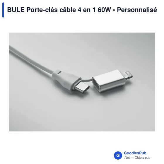 BULE Porte-clés câble 4 en 1 60W - Image 7