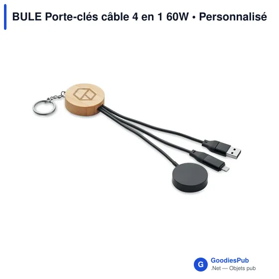 BULE Porte-clés câble 4 en 1 60W - Image 10