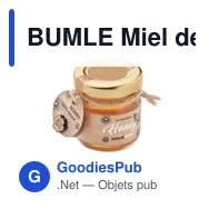 BUMLE Miel de fleurs sauvages 50 gr - Miniature 1