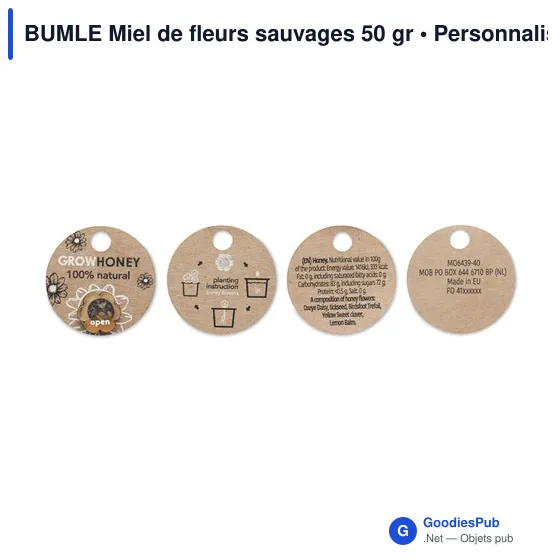 BUMLE Miel de fleurs sauvages 50 gr - Image 3