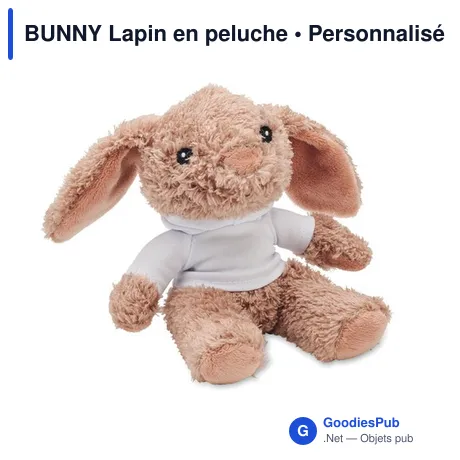 BUNNY Lapin en peluche