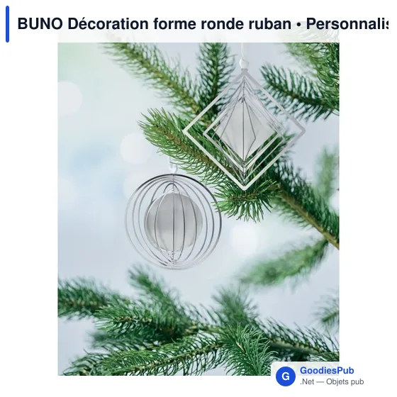 Décoration de Noël personnalisable en acier inoxydable avec logo - Image 5