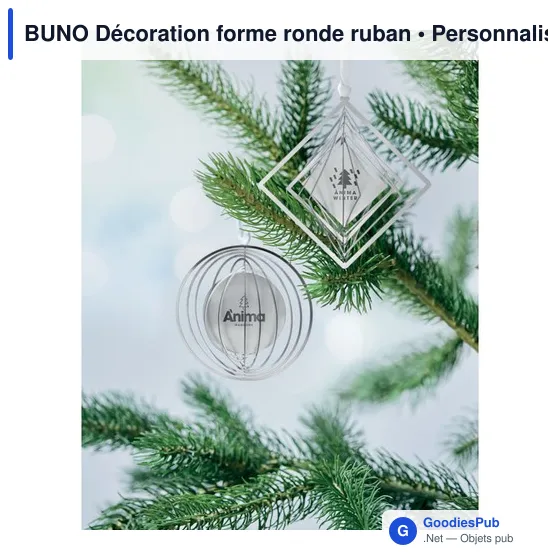 Décoration de Noël personnalisable en acier inoxydable avec logo - Image 6