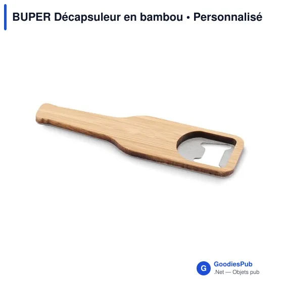 BUPER Décapsuleur en bambou - Image 1