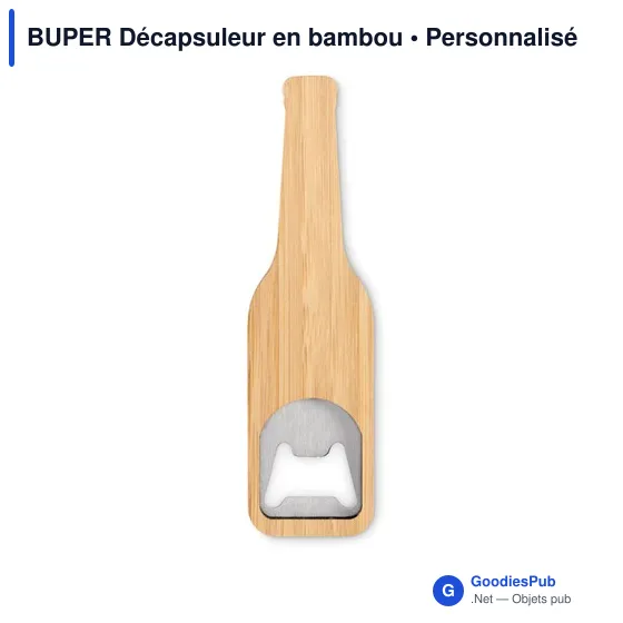 BUPER Décapsuleur en bambou - Image 3