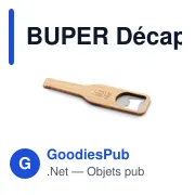 BUPER Décapsuleur en bambou - Miniature 4