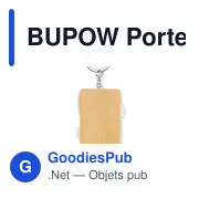BUPOW Porte-clés et câble de charge - Miniature 2
