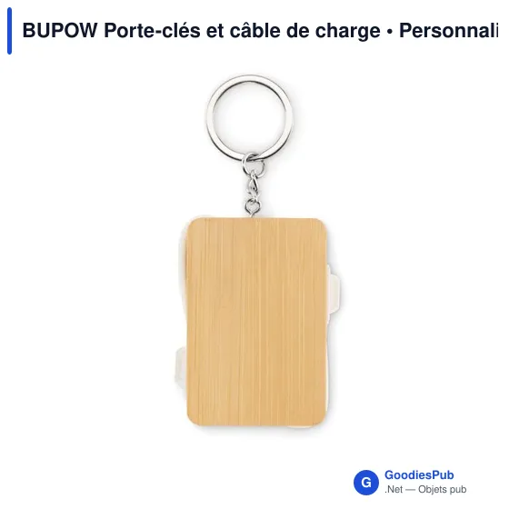 BUPOW Porte-clés et câble de charge - Image 2