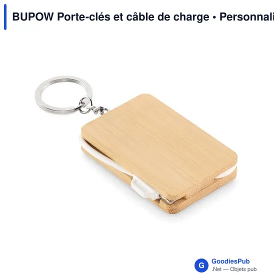 BUPOW Porte-clés et câble de charge - Image 3