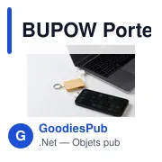BUPOW Porte-clés et câble de charge - Miniature 5