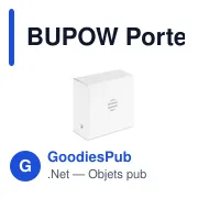 BUPOW Porte-clés et câble de charge - Miniature 6