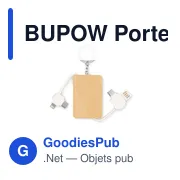 BUPOW Porte-clés et câble de charge - Miniature 7