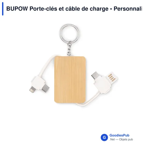 BUPOW Porte-clés et câble de charge - Image 7