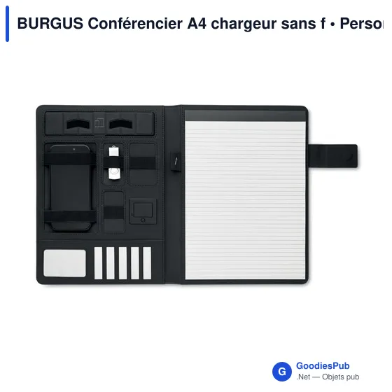 BURGUS Conférencier A4 chargeur sans f - Image 1