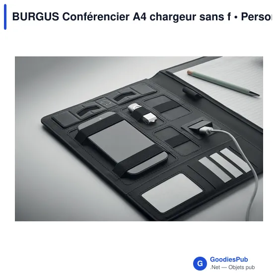 BURGUS Conférencier A4 chargeur sans f - Image 9