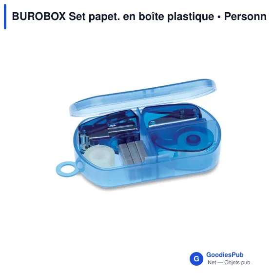 BUROBOX Set papet. en boîte plastique - Image 1