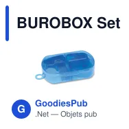 BUROBOX Set papet. en boîte plastique - Miniature 2