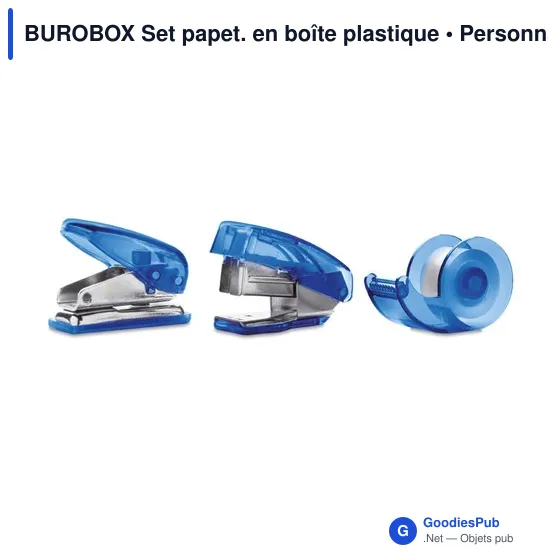 BUROBOX Set papet. en boîte plastique - Image 3