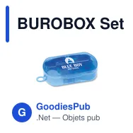 BUROBOX Set papet. en boîte plastique - Miniature 4