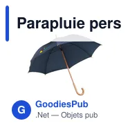 Parapluie personnalisable BusinessClass 23 inch avec logo - Miniature 2