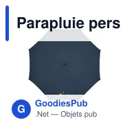 Parapluie personnalisable BusinessClass 23 inch avec logo - Miniature 3
