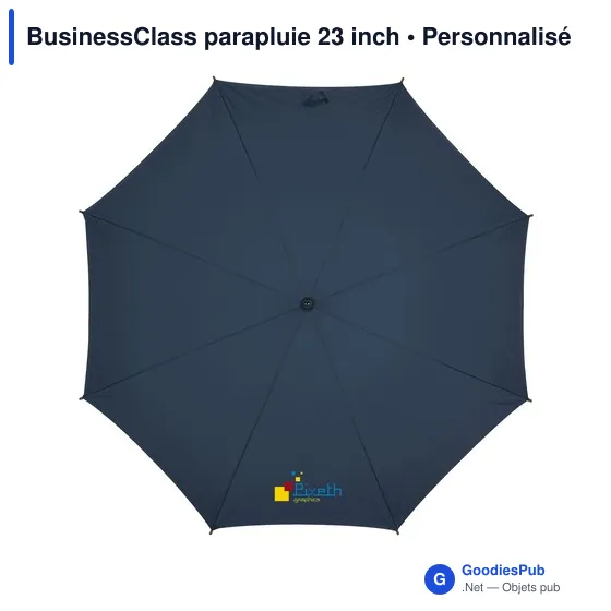 Parapluie personnalisable BusinessClass 23 inch avec logo - Image 3