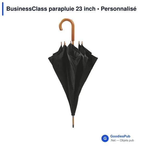 Parapluie personnalisable BusinessClass 23 inch avec logo - Image 5