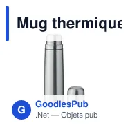 Mug thermique personnalisable avec logo pour entreprises - Miniature 3