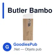 Tire-bouchon personnalisable Butler Bamboo avec logo - Miniature 3