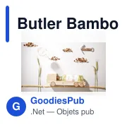 Tire-bouchon personnalisable Butler Bamboo avec logo - Miniature 5