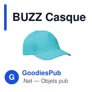BUZZ Casquette 5 panneaux 160 gr/m - Miniature 1