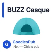 BUZZ Casquette 5 panneaux 160 gr/m - Miniature 2