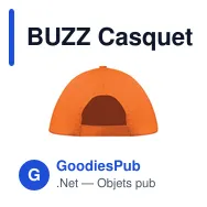 BUZZ Casquette 5 panneaux 160 gr/m - Miniature 11