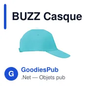 BUZZ Casquette 5 panneaux 160 gr/m - Miniature 3