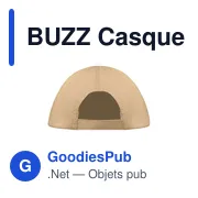 BUZZ Casquette 5 panneaux 160 gr/m - Miniature 6