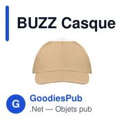 BUZZ Casquette 5 panneaux 160 gr/m - Miniature 8