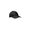 Variante noir - BUZZ Casquette 5 panneaux 160 gr/m