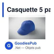 Casquette 5 pans personnalisable pour enfants avec logo - BUZZ KIDS - Miniature 12